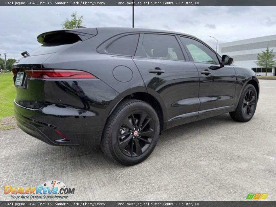 2021 Jaguar F-PACE P250 S Santorini Black / Ebony/Ebony Photo #2