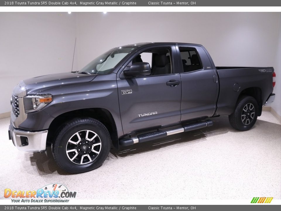 2018 Toyota Tundra SR5 Double Cab 4x4 Magnetic Gray Metallic / Graphite Photo #3