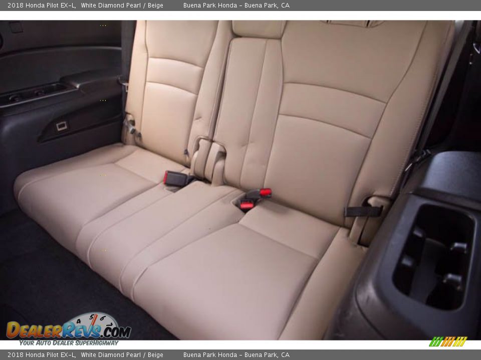 Rear Seat of 2018 Honda Pilot EX-L Photo #18