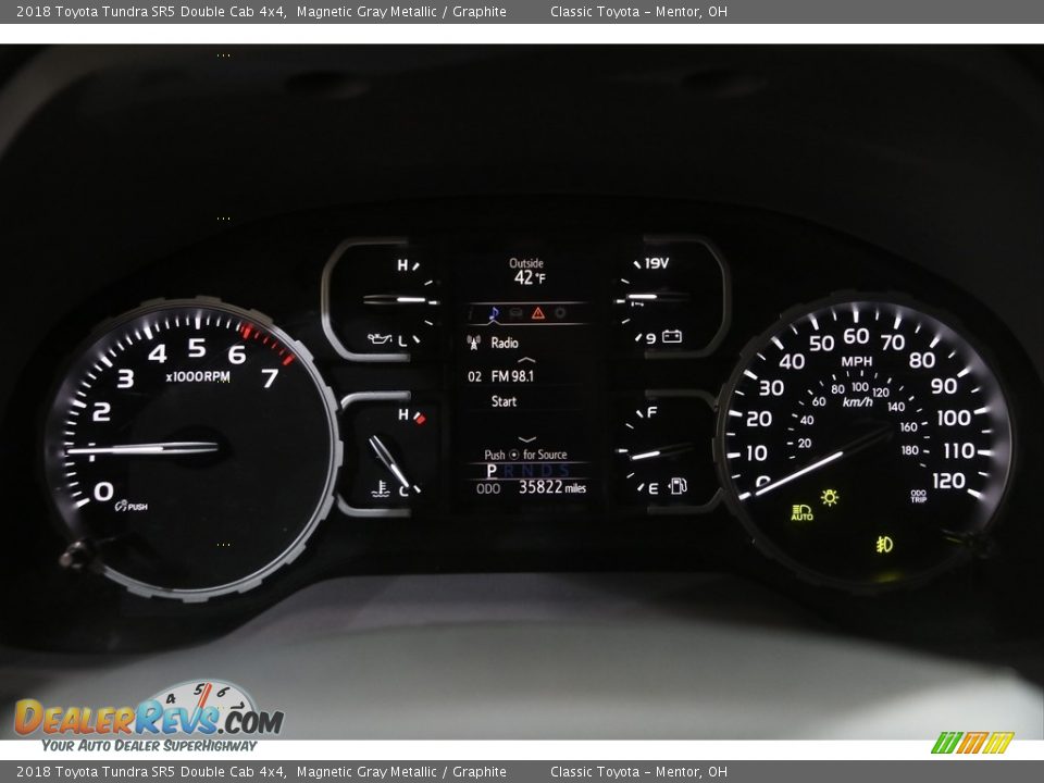 2018 Toyota Tundra SR5 Double Cab 4x4 Magnetic Gray Metallic / Graphite Photo #8