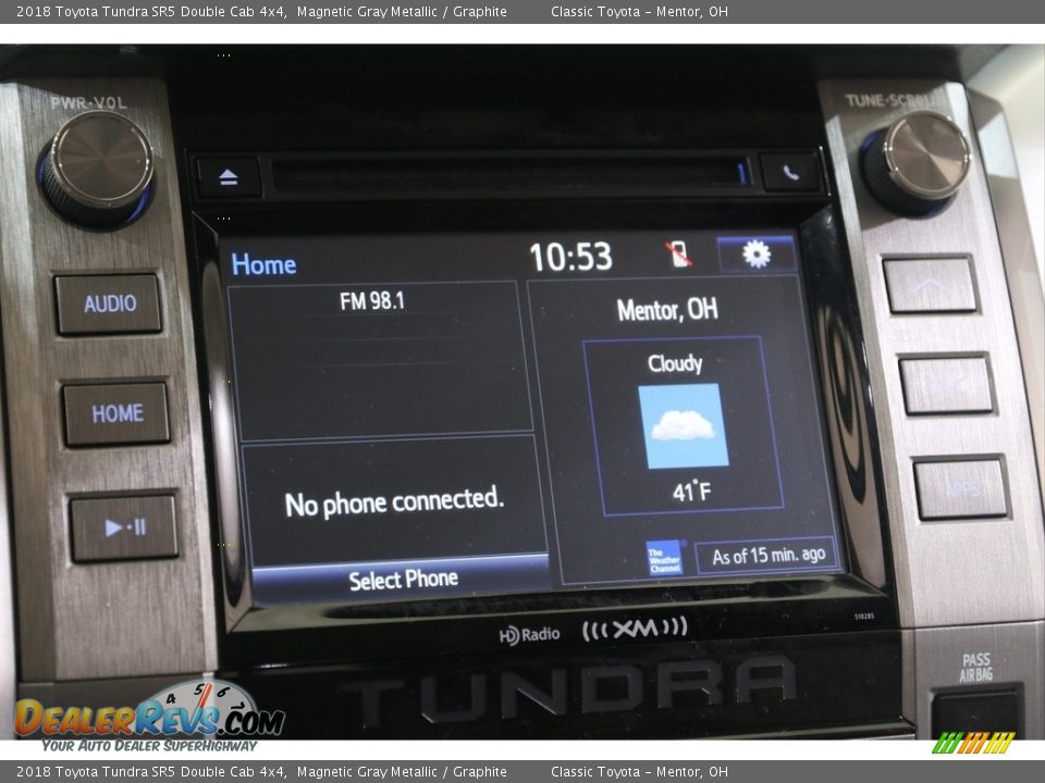 2018 Toyota Tundra SR5 Double Cab 4x4 Magnetic Gray Metallic / Graphite Photo #10
