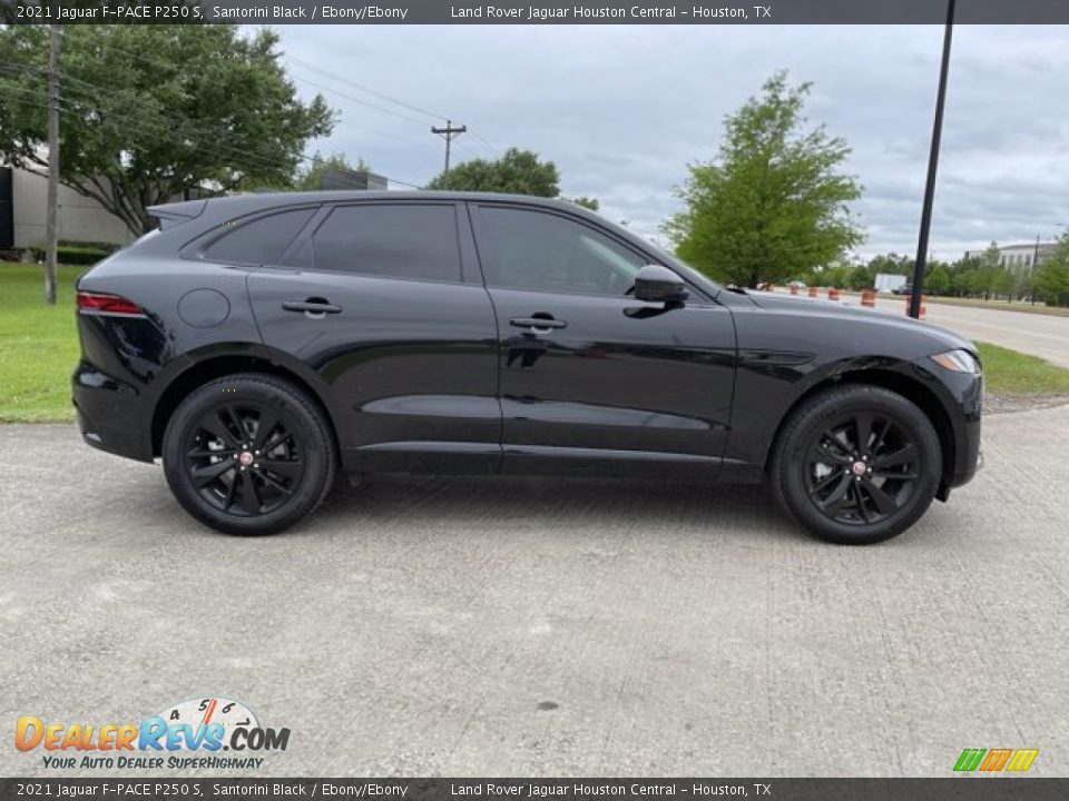 2021 Jaguar F-PACE P250 S Santorini Black / Ebony/Ebony Photo #11