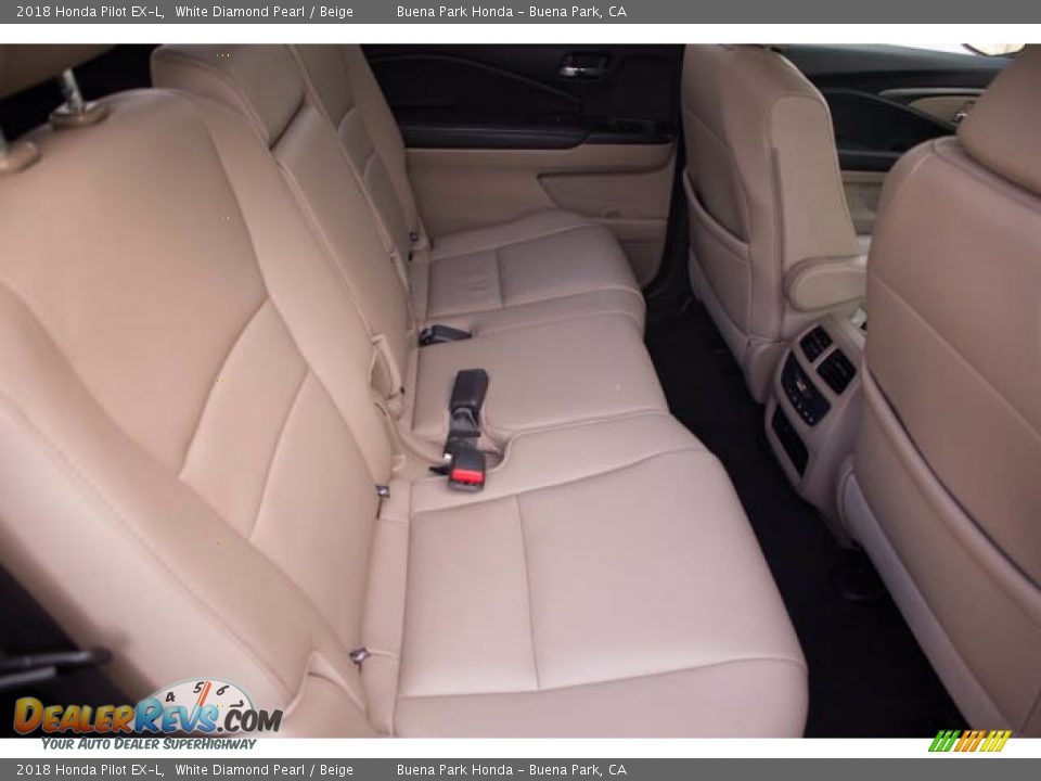 Rear Seat of 2018 Honda Pilot EX-L Photo #22