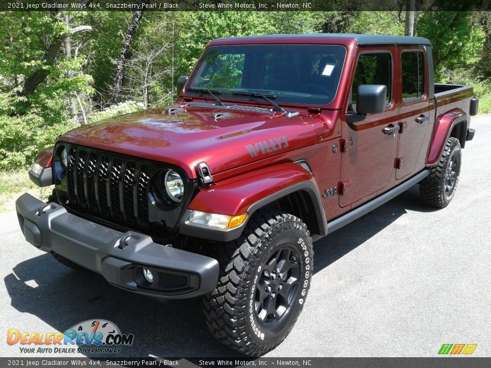 2021 Jeep Gladiator Willys 4x4 Snazzberry Pearl / Black Photo #2