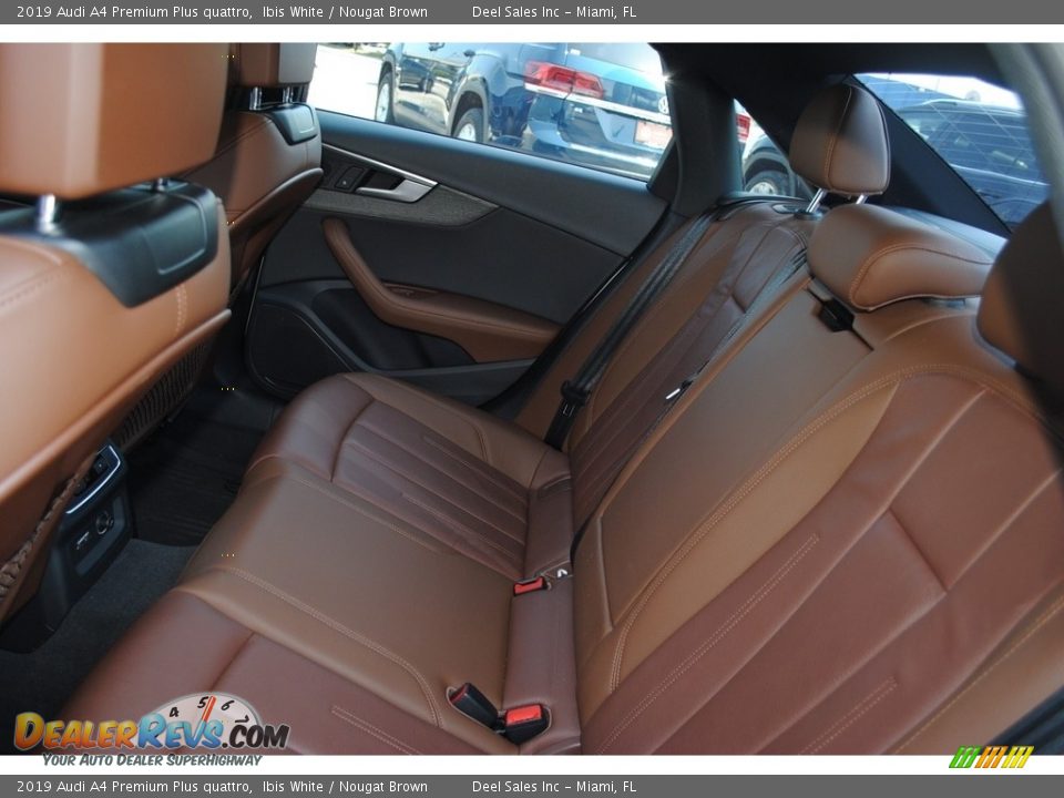 Rear Seat of 2019 Audi A4 Premium Plus quattro Photo #8