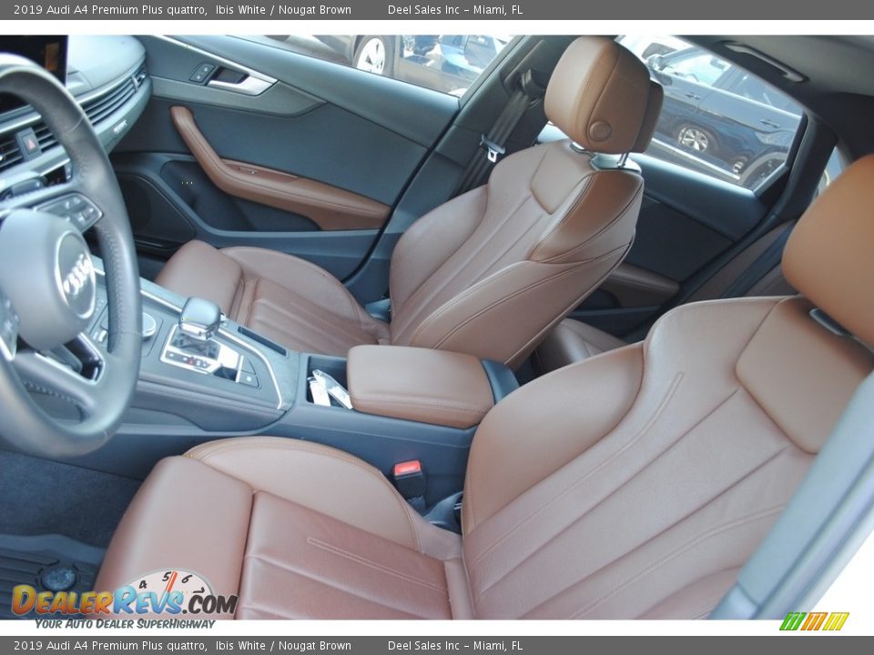 Nougat Brown Interior - 2019 Audi A4 Premium Plus quattro Photo #9