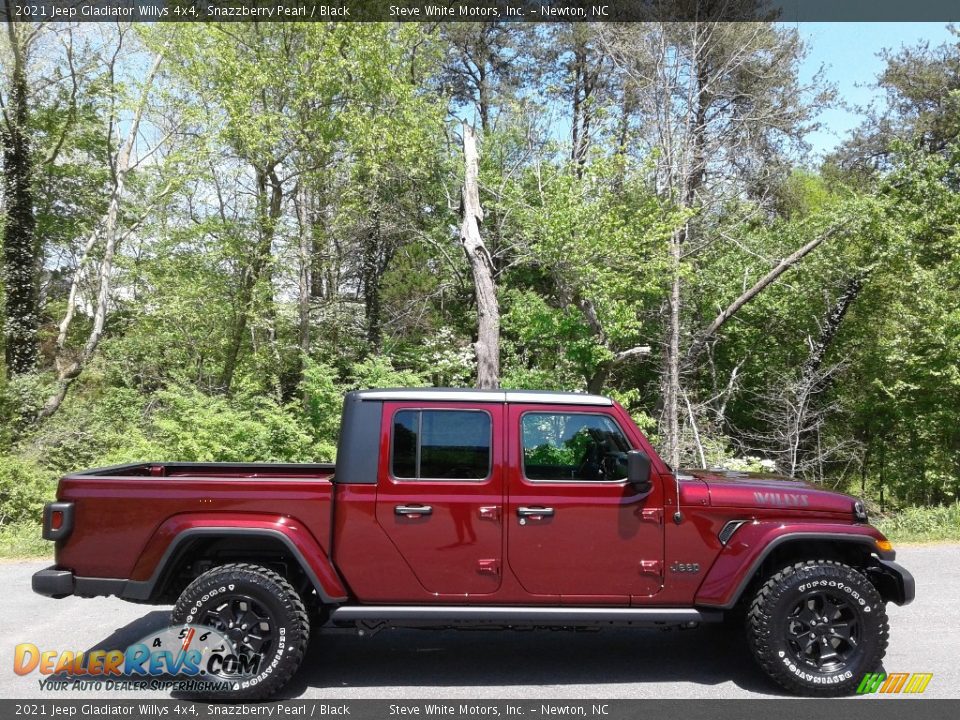 2021 Jeep Gladiator Willys 4x4 Snazzberry Pearl / Black Photo #5