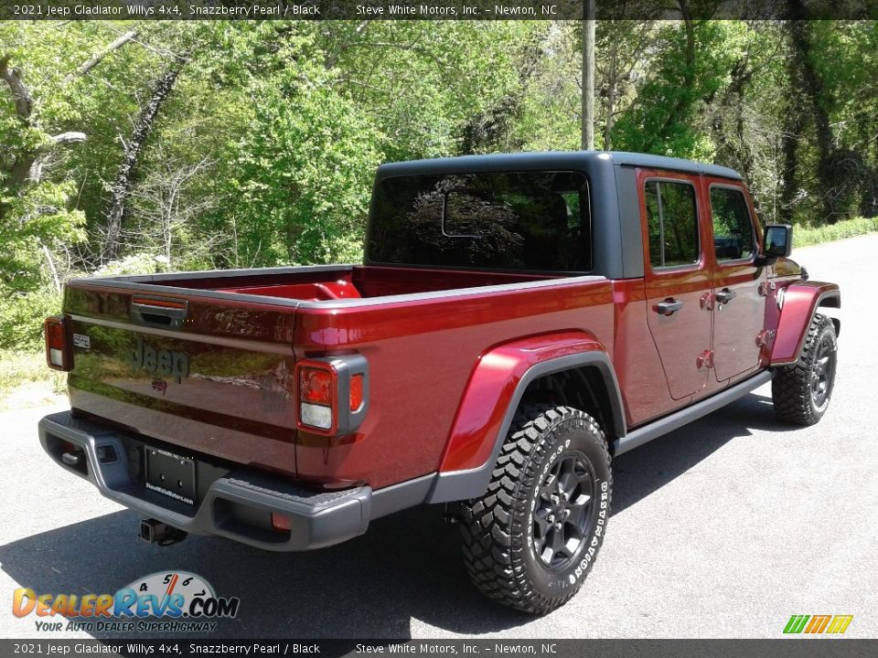 2021 Jeep Gladiator Willys 4x4 Snazzberry Pearl / Black Photo #6