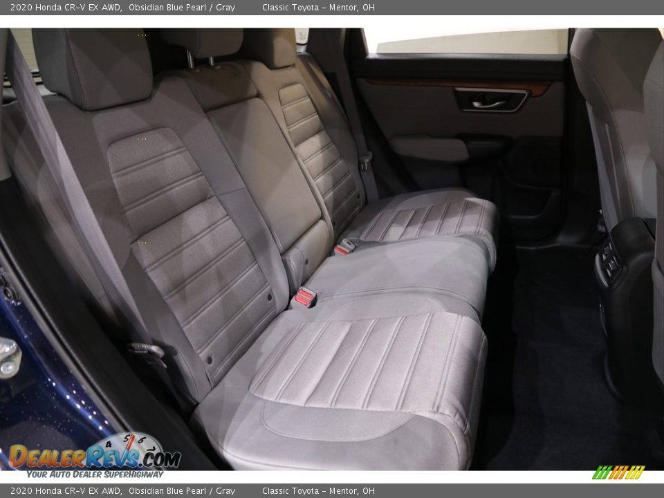 2020 Honda CR-V EX AWD Obsidian Blue Pearl / Gray Photo #16