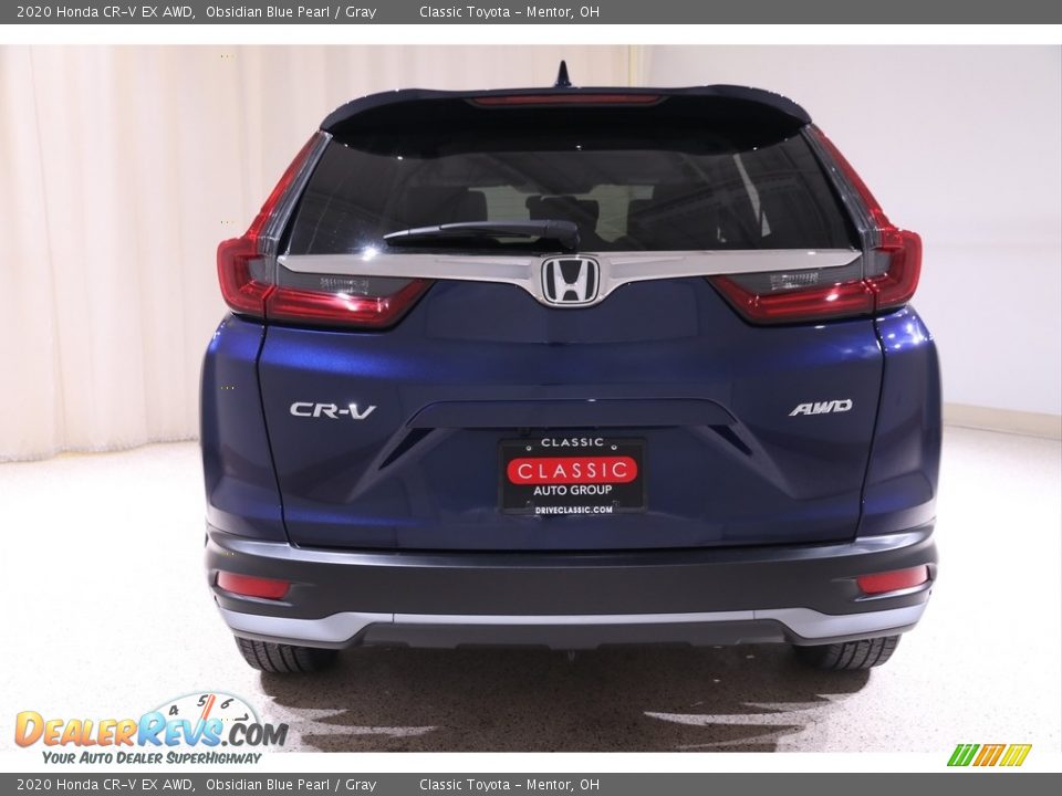 2020 Honda CR-V EX AWD Obsidian Blue Pearl / Gray Photo #18