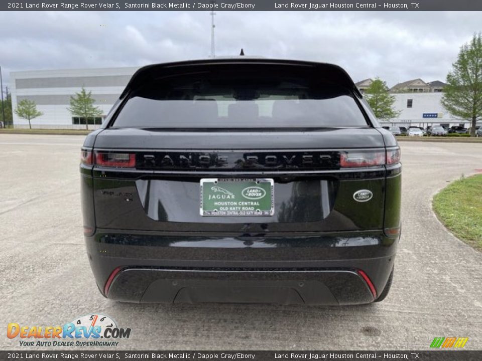 2021 Land Rover Range Rover Velar S Santorini Black Metallic / Dapple Gray/Ebony Photo #7