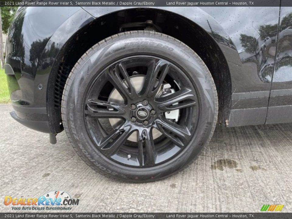 2021 Land Rover Range Rover Velar S Santorini Black Metallic / Dapple Gray/Ebony Photo #9
