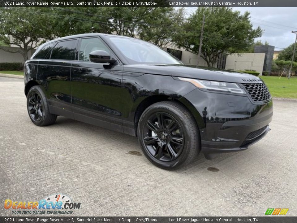 2021 Land Rover Range Rover Velar S Santorini Black Metallic / Dapple Gray/Ebony Photo #12