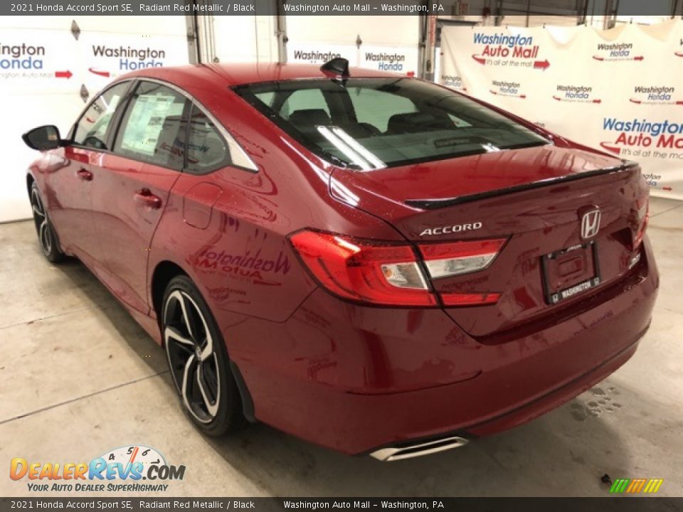 2021 Honda Accord Sport SE Radiant Red Metallic / Black Photo #3