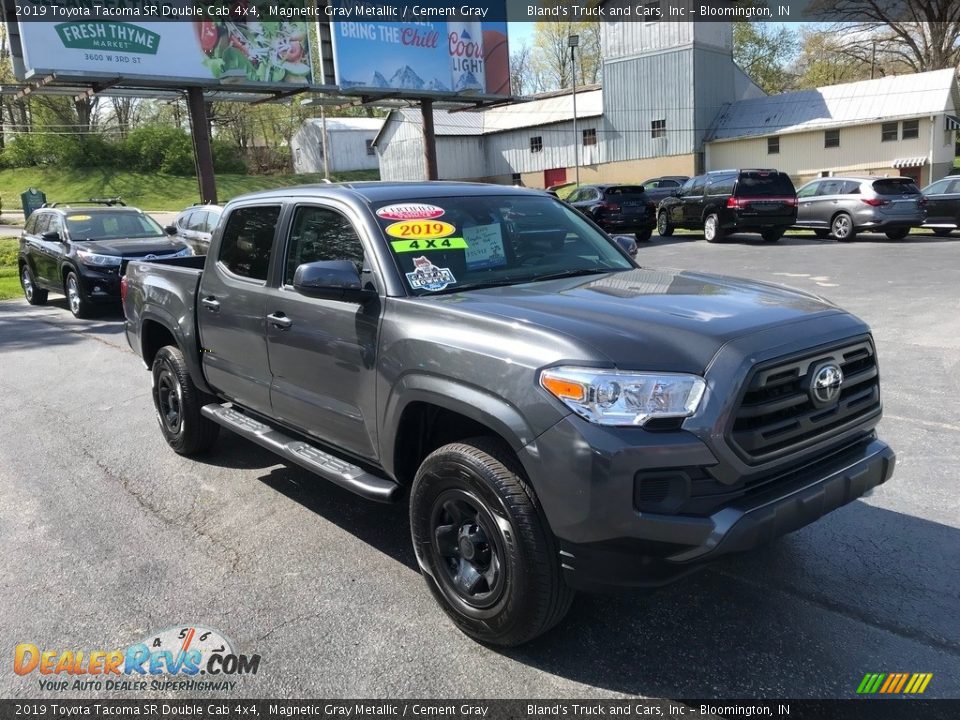 2019 Toyota Tacoma SR Double Cab 4x4 Magnetic Gray Metallic / Cement Gray Photo #4