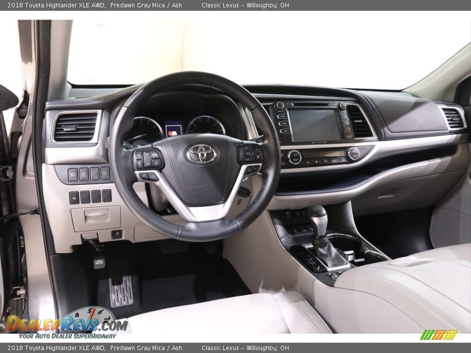 2018 Toyota Highlander XLE AWD Predawn Gray Mica / Ash Photo #6