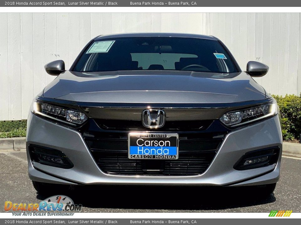 2018 Honda Accord Sport Sedan Lunar Silver Metallic / Black Photo #4