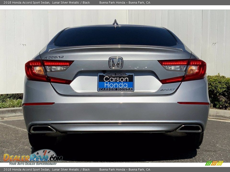 2018 Honda Accord Sport Sedan Lunar Silver Metallic / Black Photo #5