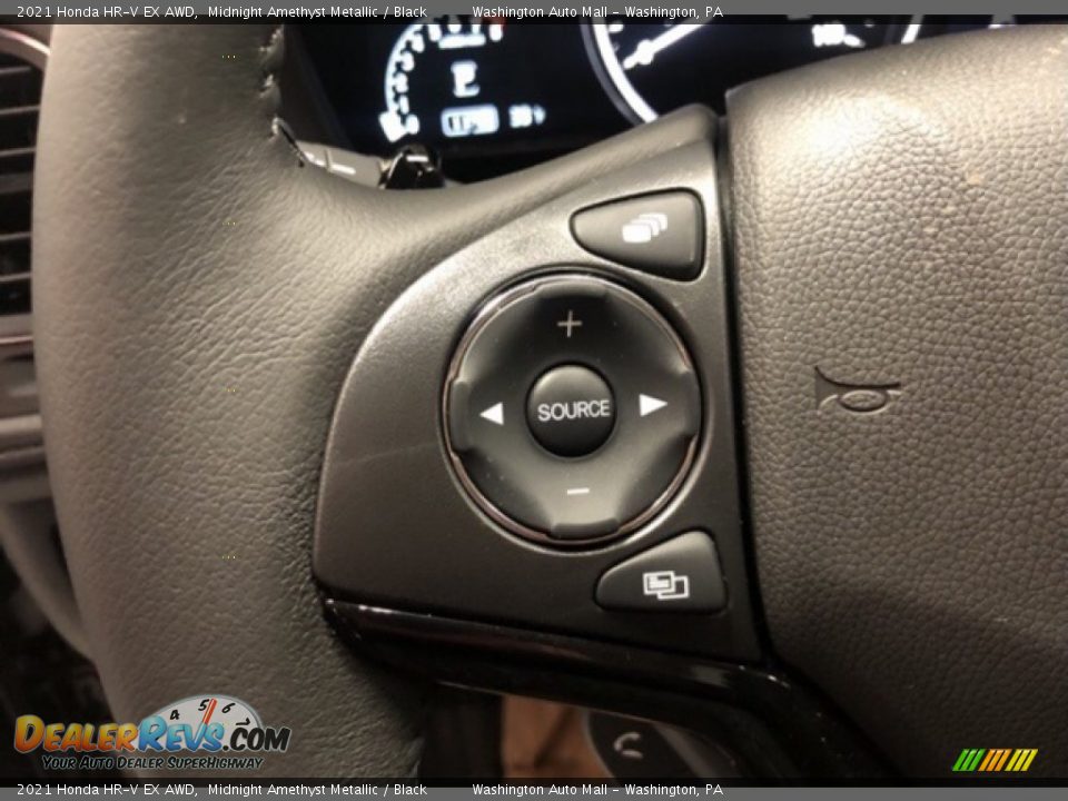 2021 Honda HR-V EX AWD Midnight Amethyst Metallic / Black Photo #8