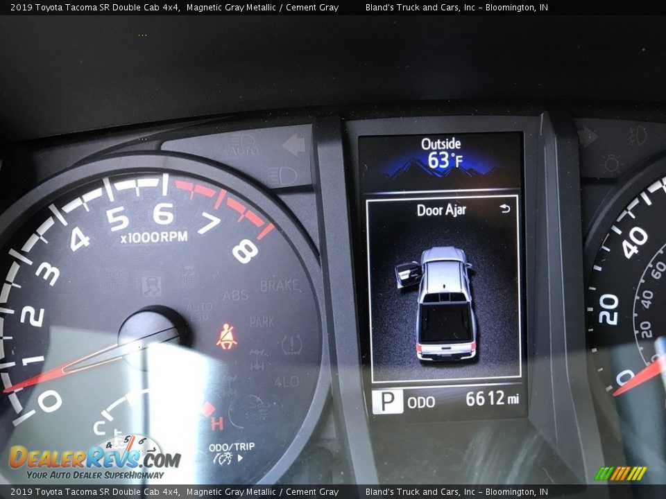 2019 Toyota Tacoma SR Double Cab 4x4 Magnetic Gray Metallic / Cement Gray Photo #14
