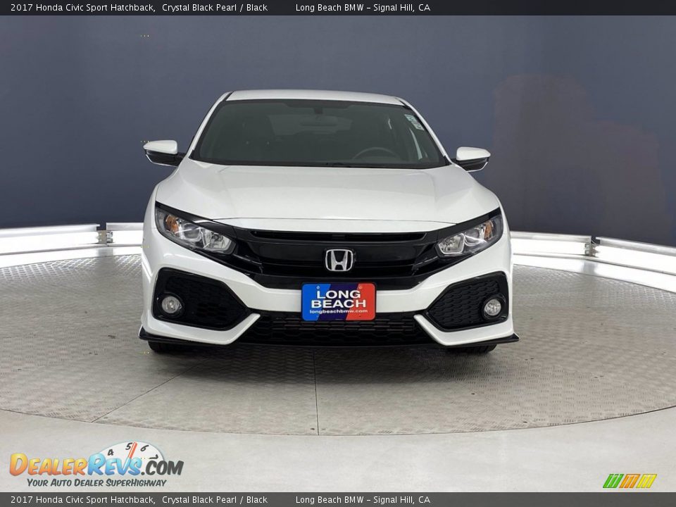 2017 Honda Civic Sport Hatchback Crystal Black Pearl / Black Photo #2