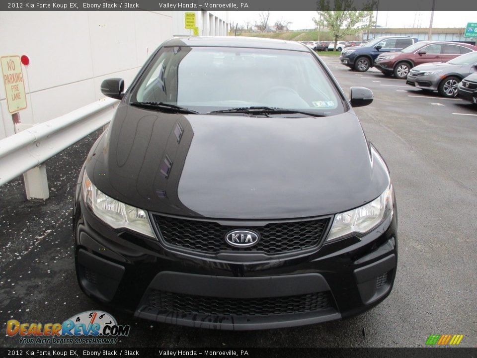 2012 Kia Forte Koup EX Ebony Black / Black Photo #8