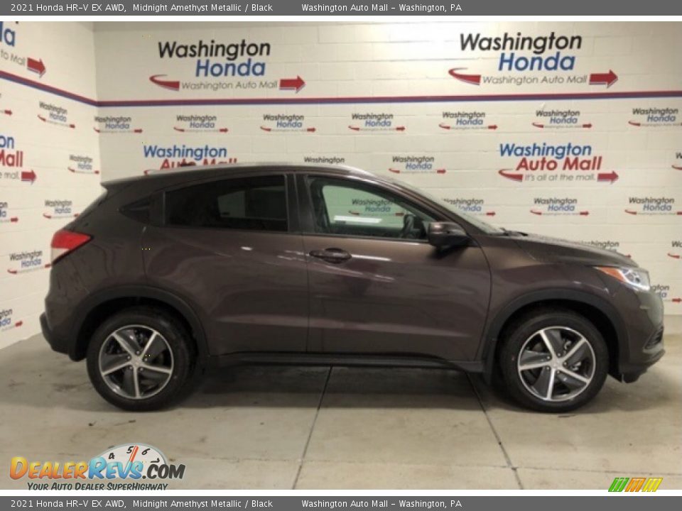 2021 Honda HR-V EX AWD Midnight Amethyst Metallic / Black Photo #1