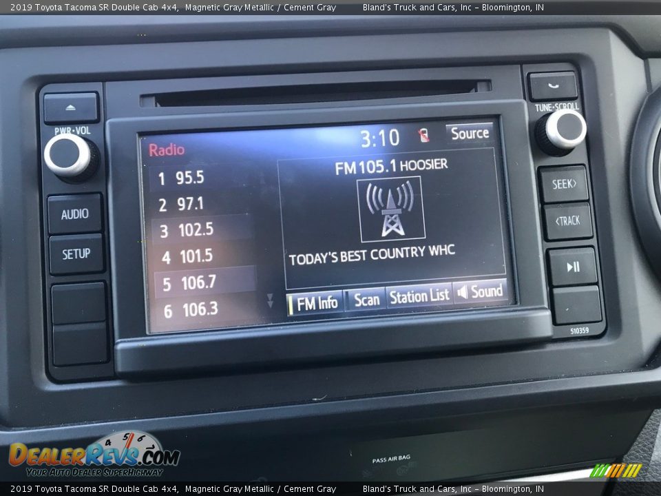 2019 Toyota Tacoma SR Double Cab 4x4 Magnetic Gray Metallic / Cement Gray Photo #22