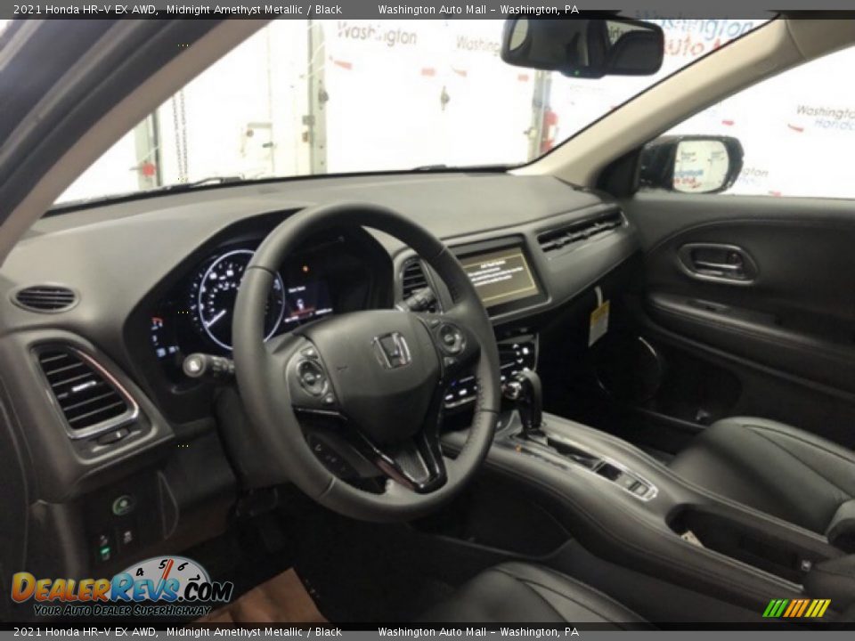 2021 Honda HR-V EX AWD Midnight Amethyst Metallic / Black Photo #4