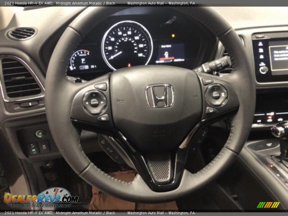 2021 Honda HR-V EX AWD Midnight Amethyst Metallic / Black Photo #7