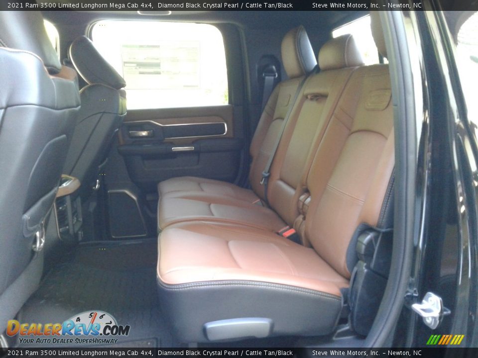 Rear Seat of 2021 Ram 3500 Limited Longhorn Mega Cab 4x4 Photo #16