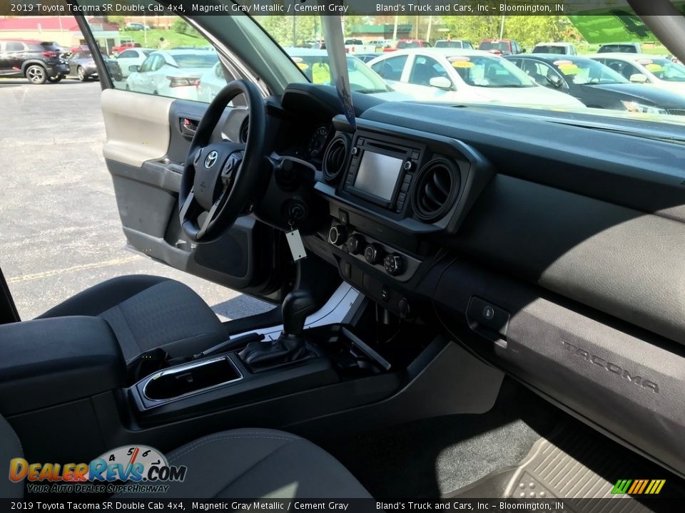 2019 Toyota Tacoma SR Double Cab 4x4 Magnetic Gray Metallic / Cement Gray Photo #34