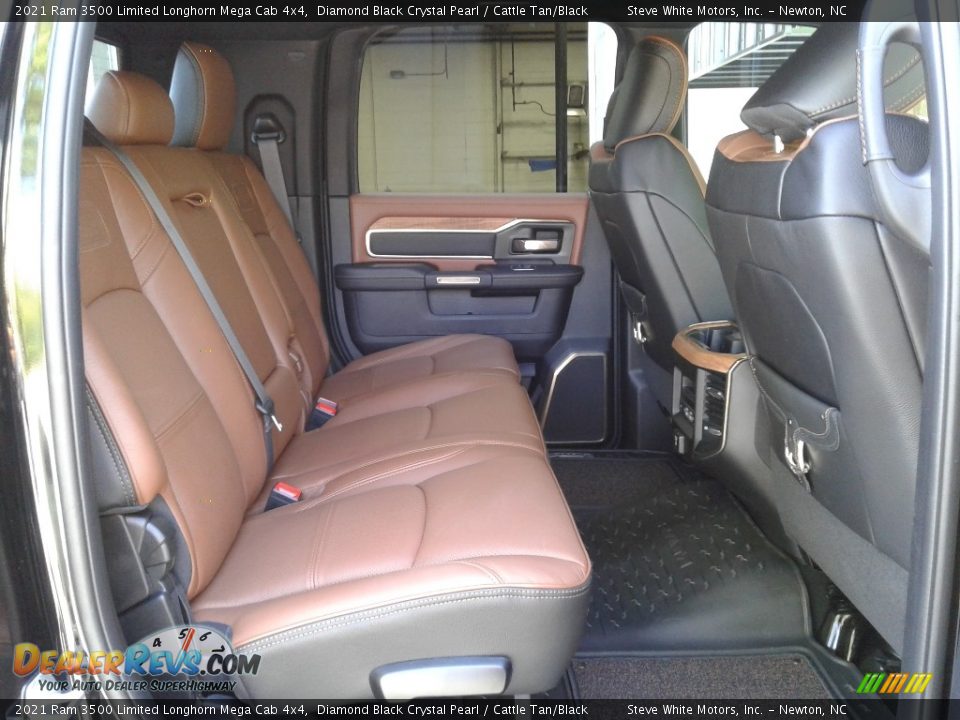 Rear Seat of 2021 Ram 3500 Limited Longhorn Mega Cab 4x4 Photo #19