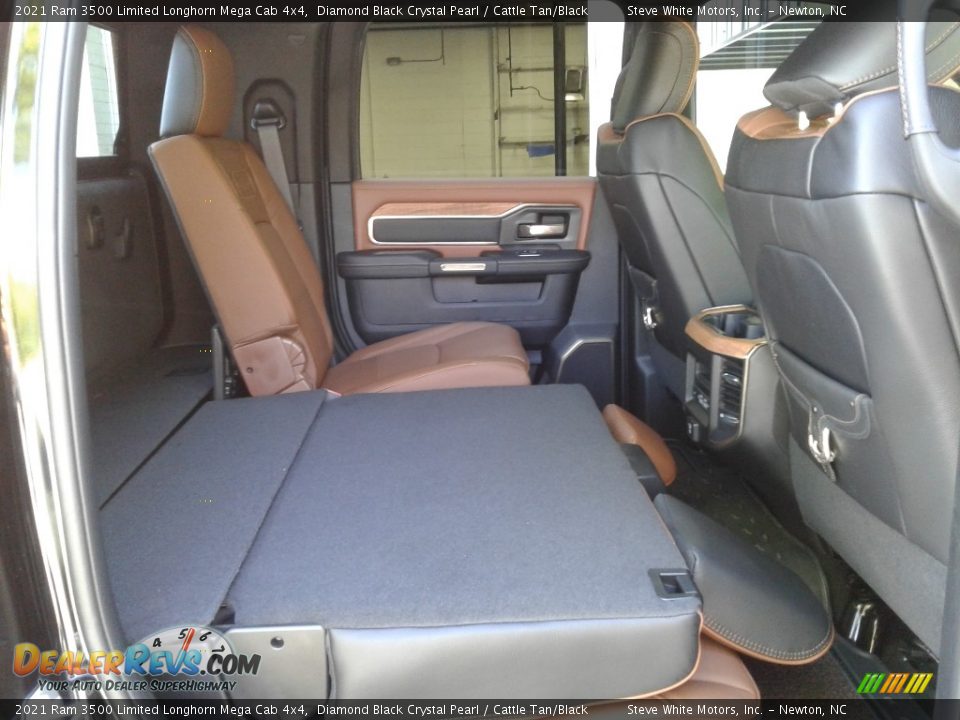 Rear Seat of 2021 Ram 3500 Limited Longhorn Mega Cab 4x4 Photo #20