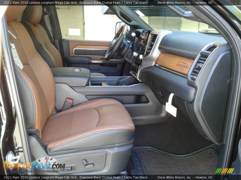 Front Seat of 2021 Ram 3500 Limited Longhorn Mega Cab 4x4 Photo #21