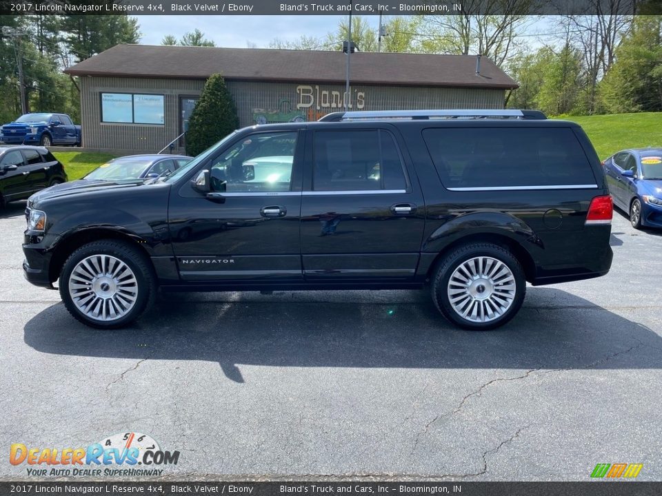 2017 Lincoln Navigator L Reserve 4x4 Black Velvet / Ebony Photo #1