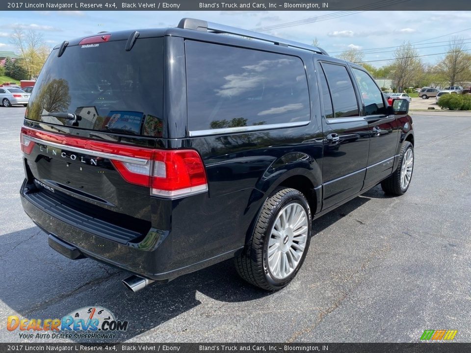 2017 Lincoln Navigator L Reserve 4x4 Black Velvet / Ebony Photo #6