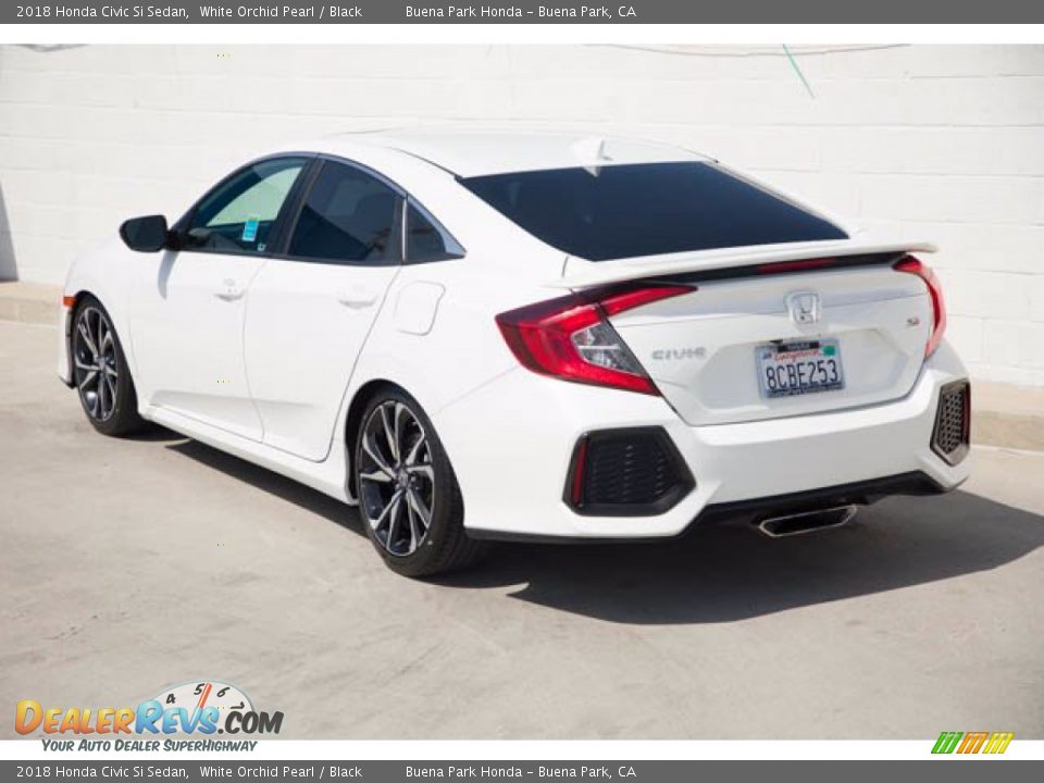 2018 Honda Civic Si Sedan White Orchid Pearl / Black Photo #2