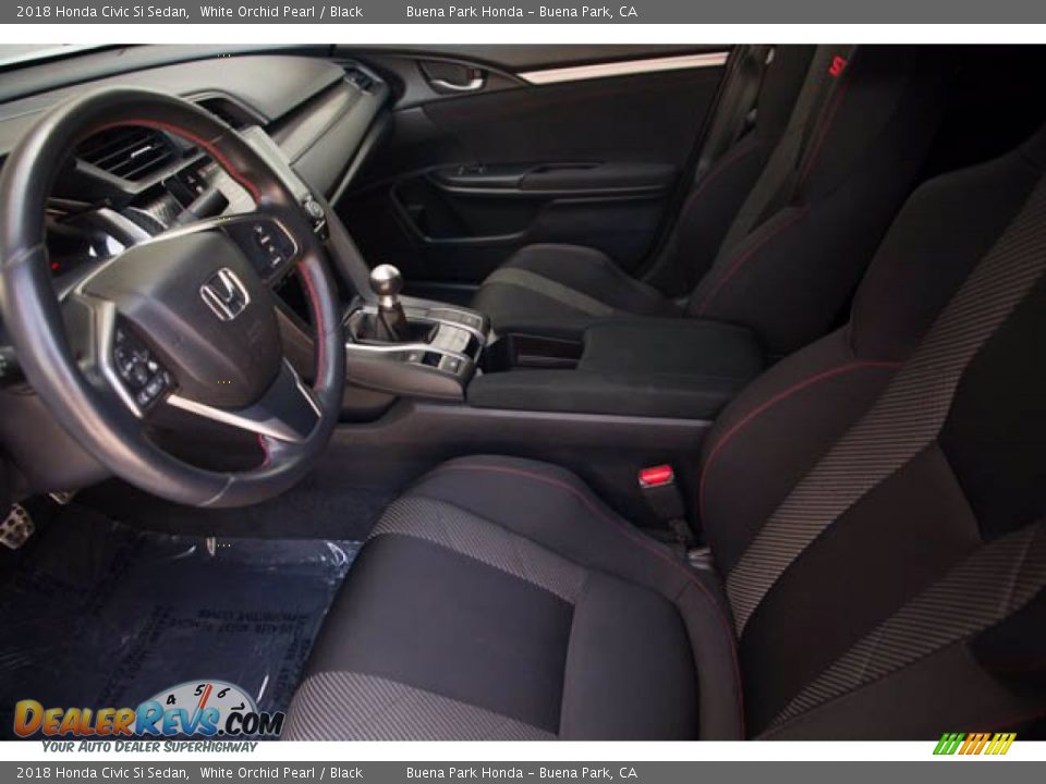 2018 Honda Civic Si Sedan White Orchid Pearl / Black Photo #3