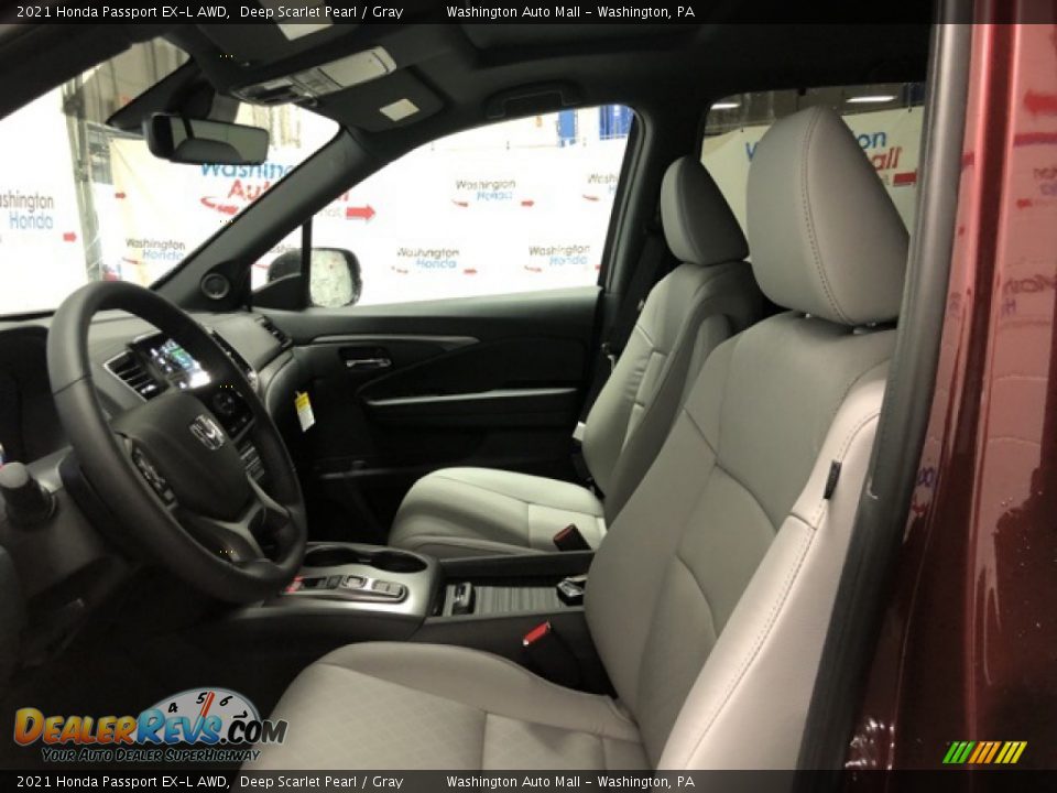 2021 Honda Passport EX-L AWD Deep Scarlet Pearl / Gray Photo #5