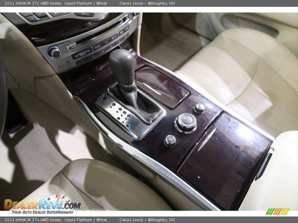 2011 Infiniti M 37x AWD Sedan Liquid Platinum / Wheat Photo #13