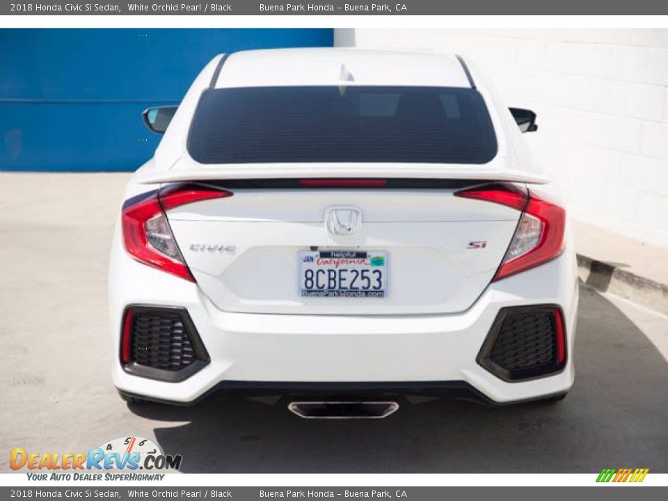 2018 Honda Civic Si Sedan White Orchid Pearl / Black Photo #9