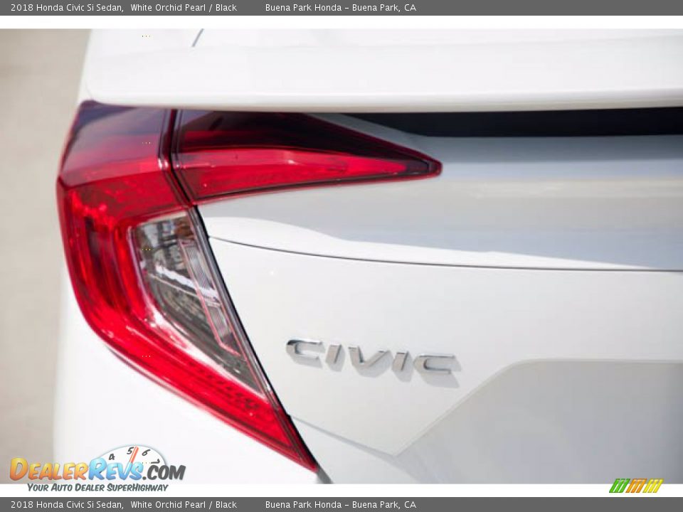 2018 Honda Civic Si Sedan White Orchid Pearl / Black Photo #10