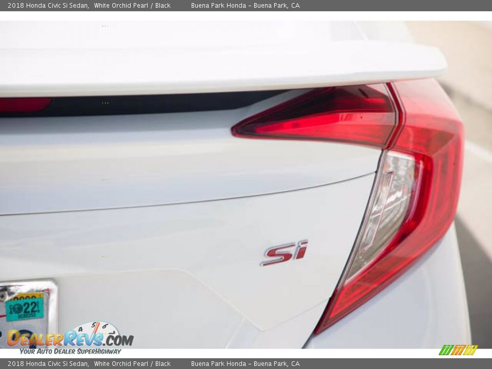 2018 Honda Civic Si Sedan White Orchid Pearl / Black Photo #11