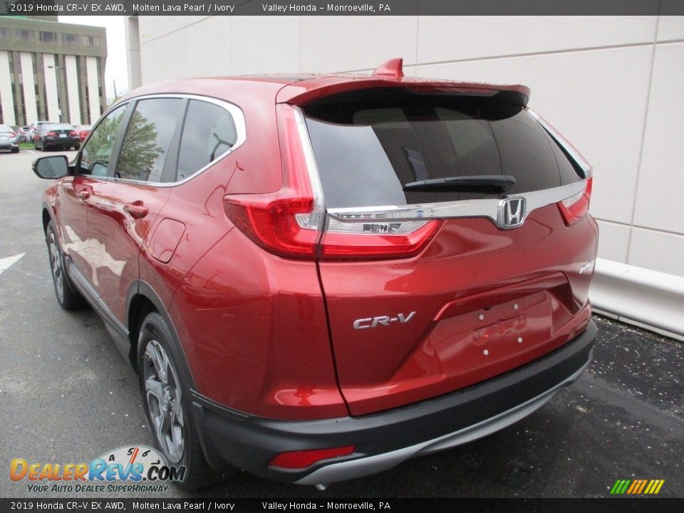 2019 Honda CR-V EX AWD Molten Lava Pearl / Ivory Photo #3