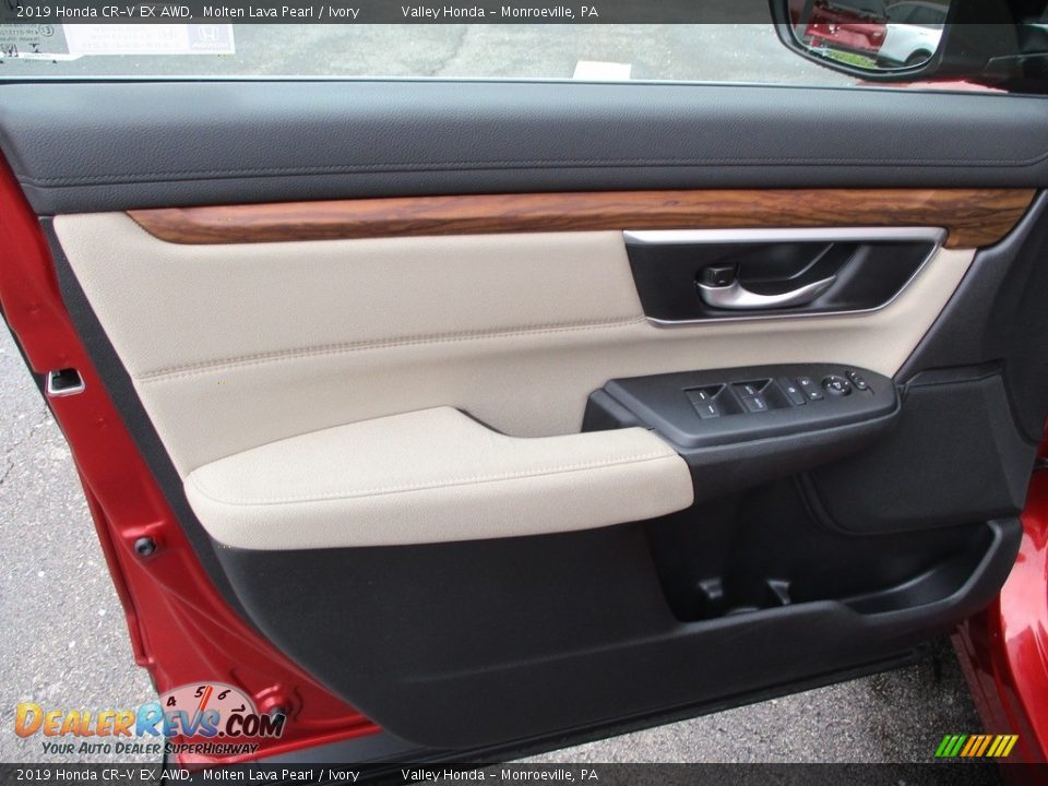 2019 Honda CR-V EX AWD Molten Lava Pearl / Ivory Photo #10