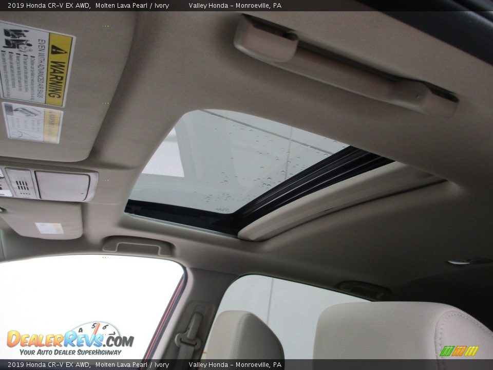 2019 Honda CR-V EX AWD Molten Lava Pearl / Ivory Photo #11