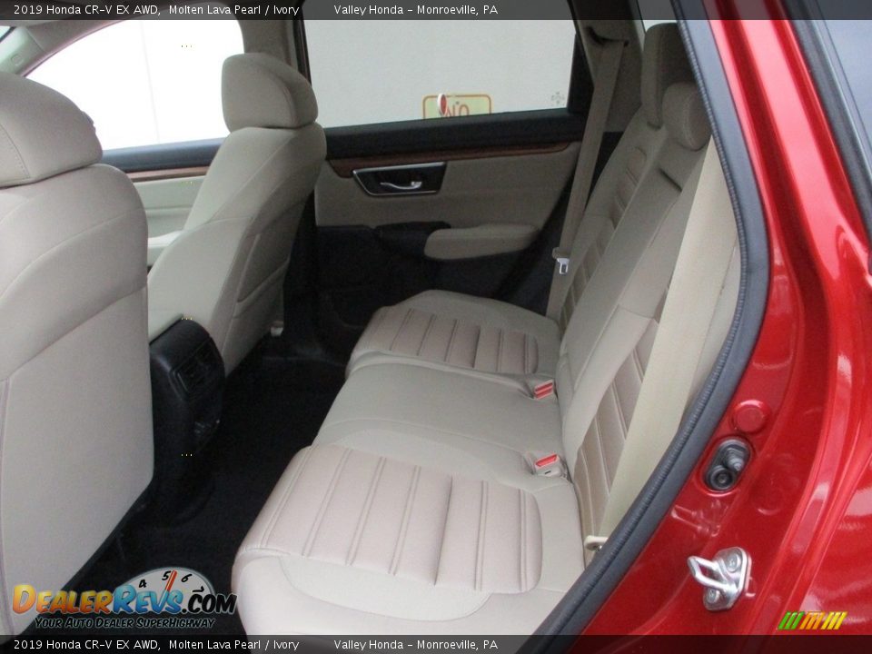 2019 Honda CR-V EX AWD Molten Lava Pearl / Ivory Photo #13