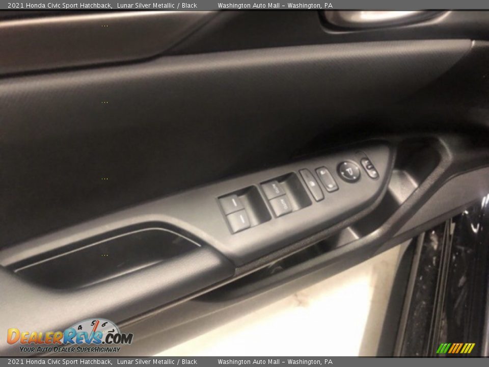 2021 Honda Civic Sport Hatchback Lunar Silver Metallic / Black Photo #6