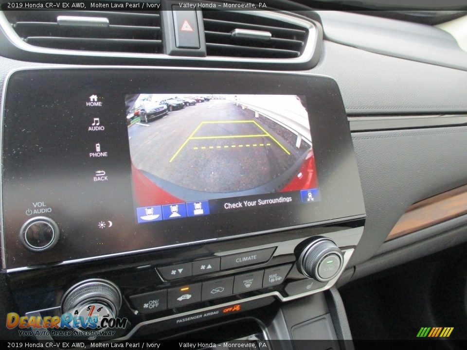 2019 Honda CR-V EX AWD Molten Lava Pearl / Ivory Photo #16